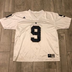 Adidas Notre Dame Football Jersey #9 Large